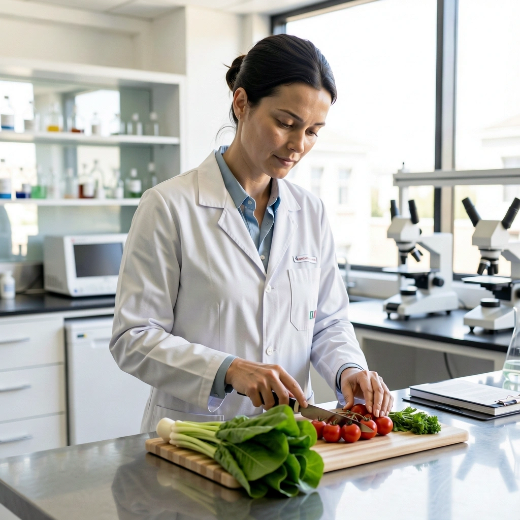 Echipa NutriVeritate în laborator